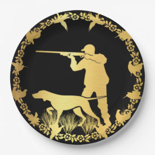 Assiettes En Carton Uniquement pour les véritables chasseurs de plaque