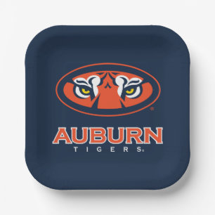 Assiettes En Carton Université d'Auburn   Auburn Tigers