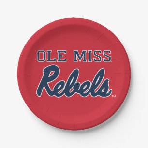 Assiettes En Carton Université du Mississippi   Ole Miss Rebels