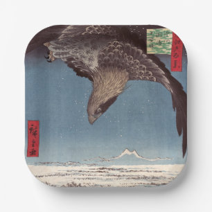 Assiettes En Carton Utagawa Hiroshige - Fukagawa Susaki et Jumantsubo