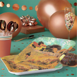 Assiettes En Carton Van Gogh - Ferme en Provence,