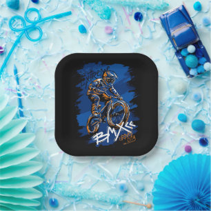 Assiettes En Carton Vélo BMX streetwear graffiti urbain