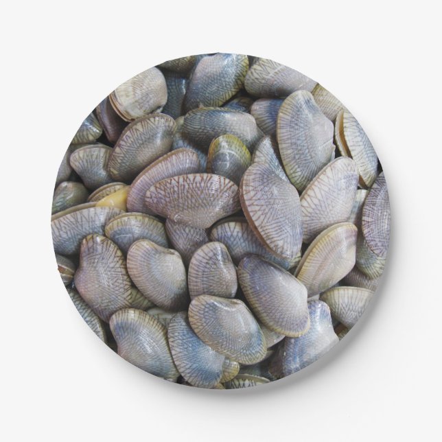 Assiettes En Carton Venus Clam [ห อ ย ล า ย] (Devant)