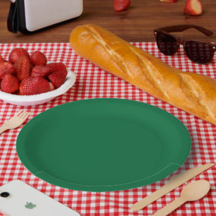 Assiettes En Carton vert, azur, aqua, bleu électrique, police, motif,