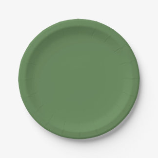 Assiettes En Carton Vert botanique
