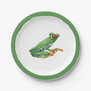 Assiettes En Carton Vert clair