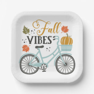 Assiettes En Carton Vibes Automatiques À Vélo