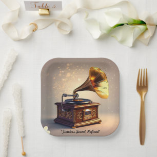 Assiettes En Carton "Vibes Vintages"