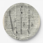 Vieille illustration vintage de guitare à la page