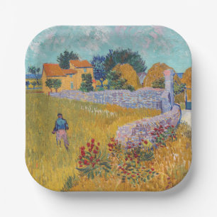 Assiettes En Carton Vincent van Gogh - Ferme en Provence