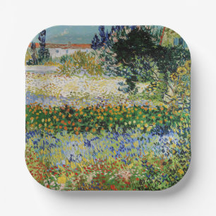 Assiettes En Carton Vincent van Gogh - Flower Garden