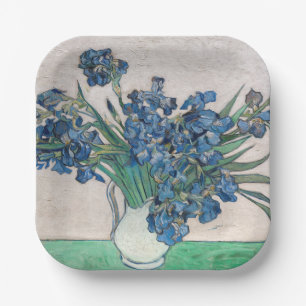 Assiettes En Carton Vincent van Gogh - Irises