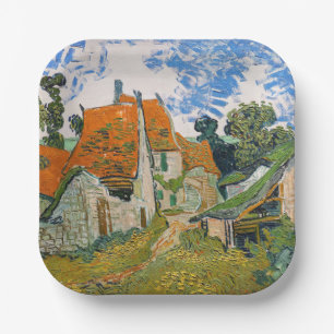 Assiettes En Carton Vincent van Gogh - Rue à Auvers-sur-Oise
