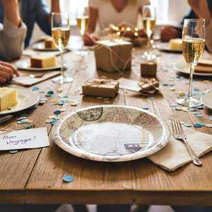 Assiettes En Carton Vintage