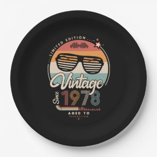 Assiettes En Carton Vintage depuis 1978