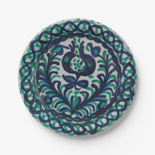 Assiettes En Carton Vintage Fajalauza Granada Poterie espagnole Boho