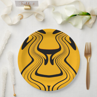 Assiettes En Carton Vintage Style Retro Motivational Typography Quote