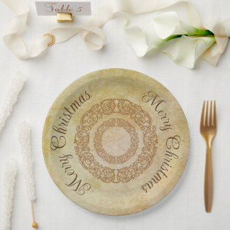 Assiettes En Carton Vintage Victorian Romantic Steampunk Antique 