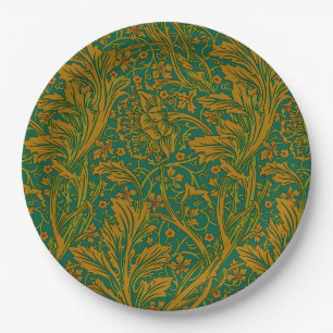 Assiettes En Carton Vintage William Morris Arcadia pleine répétition t