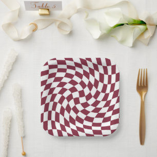 Assiettes En Carton Violet Bourgogne Mariage Collection Vérifier À dam