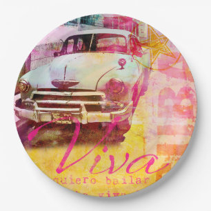 Assiettes En Carton Vivats Cuba