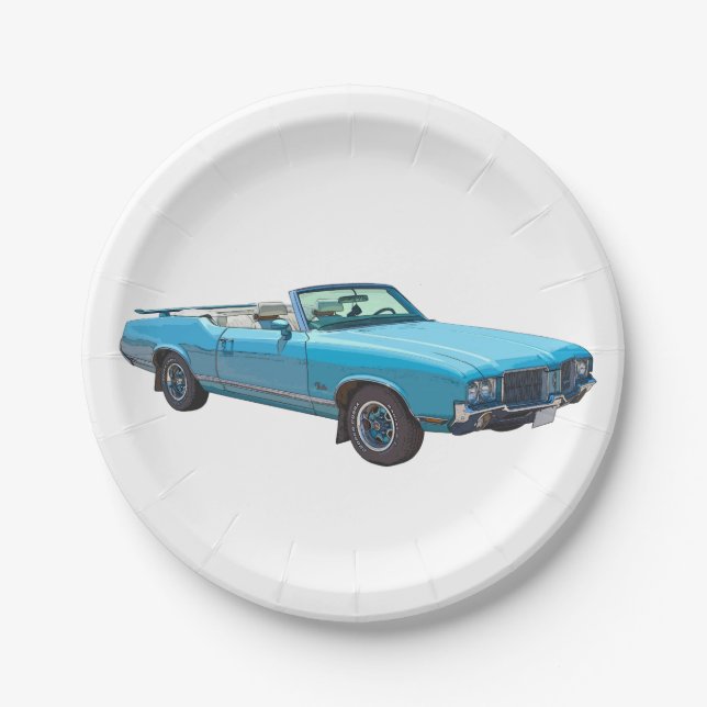 Assiettes En Carton Voiture 1971 suprême de muscle de sabre d'abordage (Devant)
