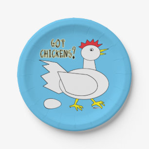 Assiettes En Carton Vous avez des poulets ?