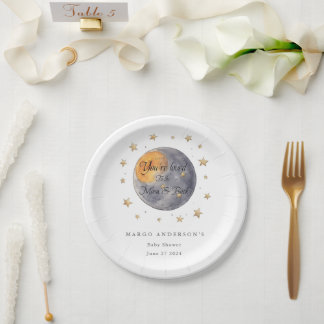 Assiettes En Carton Vous êtes adoré au Baby shower des étoiles de la l