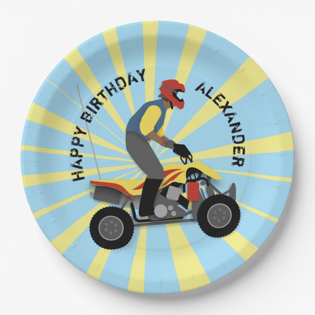 ASSIETTES EN CARTON VTT (Devant)