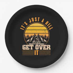 Assiettes En Carton VTT C'Est Juste Une Colline