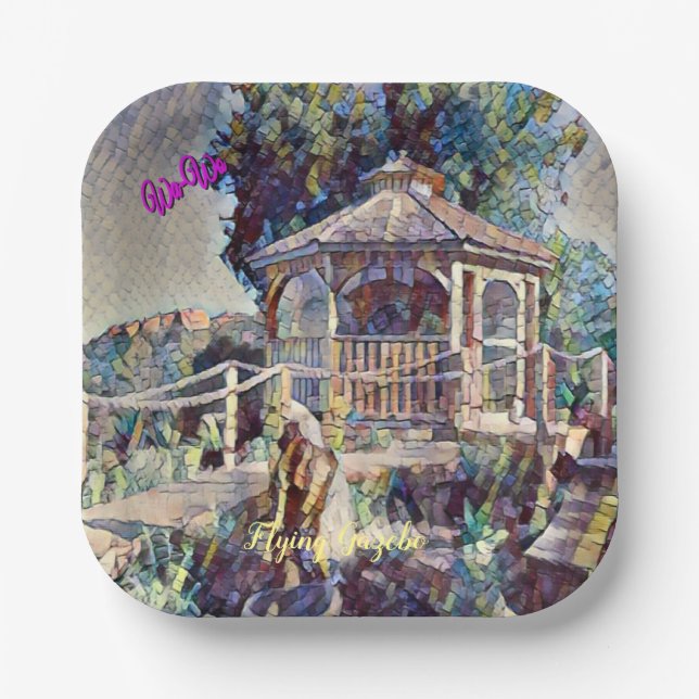 Assiettes En Carton Wa-Wo Wave NFT Collection VOL GAZEBO 12   (Recto)