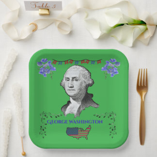 Assiettes En Carton Washington's Contribution kelly green 
