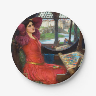 Assiettes En Carton Waterhouse Je suis à moitié malade des ombres