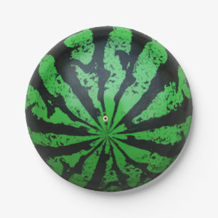 Assiettes En Carton Watermelon Football / Soccer Ball