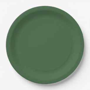 Assiettes En Carton Week-end de célibataire en camp vert moderne