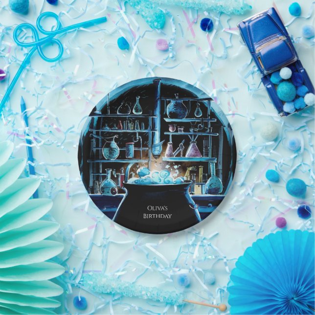 Assiettes En Carton Whimsical Boho Magic Scientifique Anniversaire (Fête)