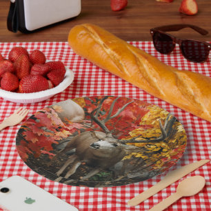 Assiettes En Carton Whitetail En Automne