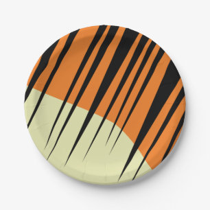 Assiettes En Carton Wild One 1er anniversaire de fête Safari