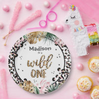 Wild One Birthday Empreinte de léopard Wild Jungle