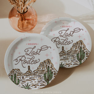 Assiettes En Carton Wild West Bachelorette Dernier Rodéo Itinéraire