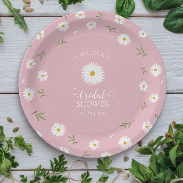 Assiettes En Carton Wildflowers Foliage Greenery Garden Bridal Shower (Créateur téléchargé)