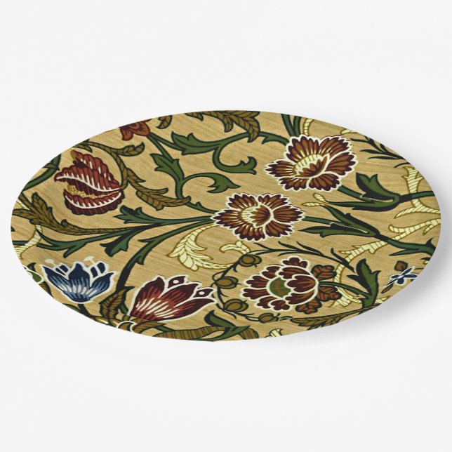 Assiettes En Carton William Morris - Brocade (Angle)