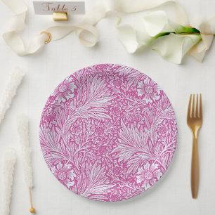 Assiettes En Carton William Morris - Marigold rose - Plutôt floral