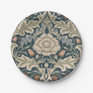 Assiettes En Carton William Morris Severn Floral Garden Flower Classic