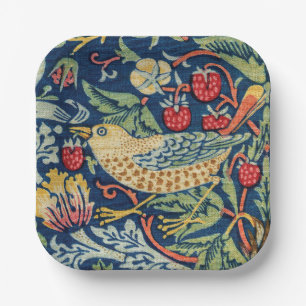 Assiettes En Carton William Morris - Thief aux fraises