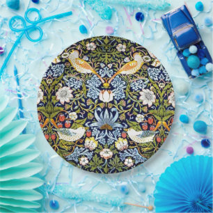 Assiettes En Carton William Morris - Thief aux fraises 