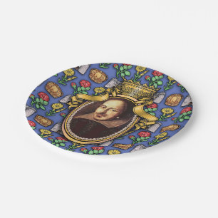 Assiettes En Carton William Shakespeare