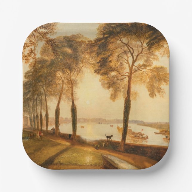 Assiettes En Carton William Turner - Mortlake Terrace (Recto)