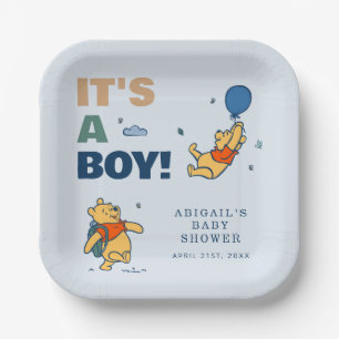 Assiettes En Carton Winnie le Baby shower de l'Ourthe et des amis