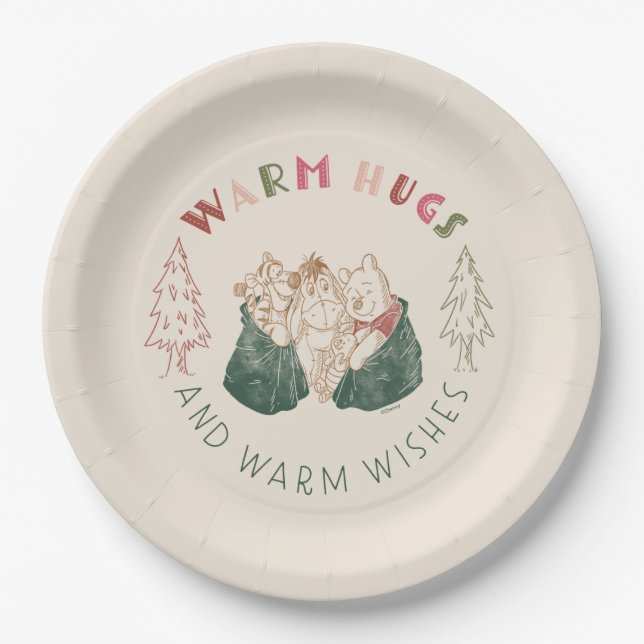 Assiettes En Carton Winnie l'Ooh | Vacances (Devant)